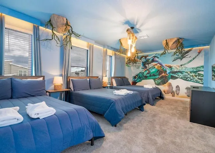 Gorgeous 9Bd With Pool And Gameroom At Champions Gate 9088